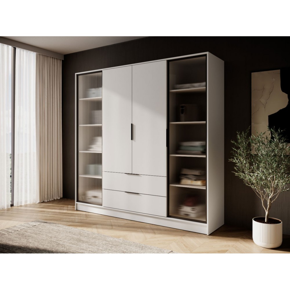 Ντουλάπα Nelly I τετράφυλλη-Cashmere