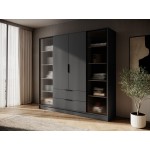 Ντουλάπα Nelly I τετράφυλλη-Gkri Skouro