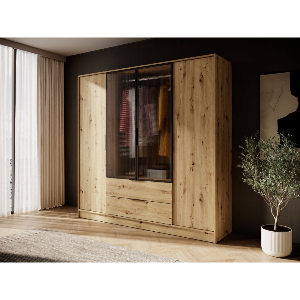 Ντουλάπα Nelly II τετράφυλλη-Fusiko