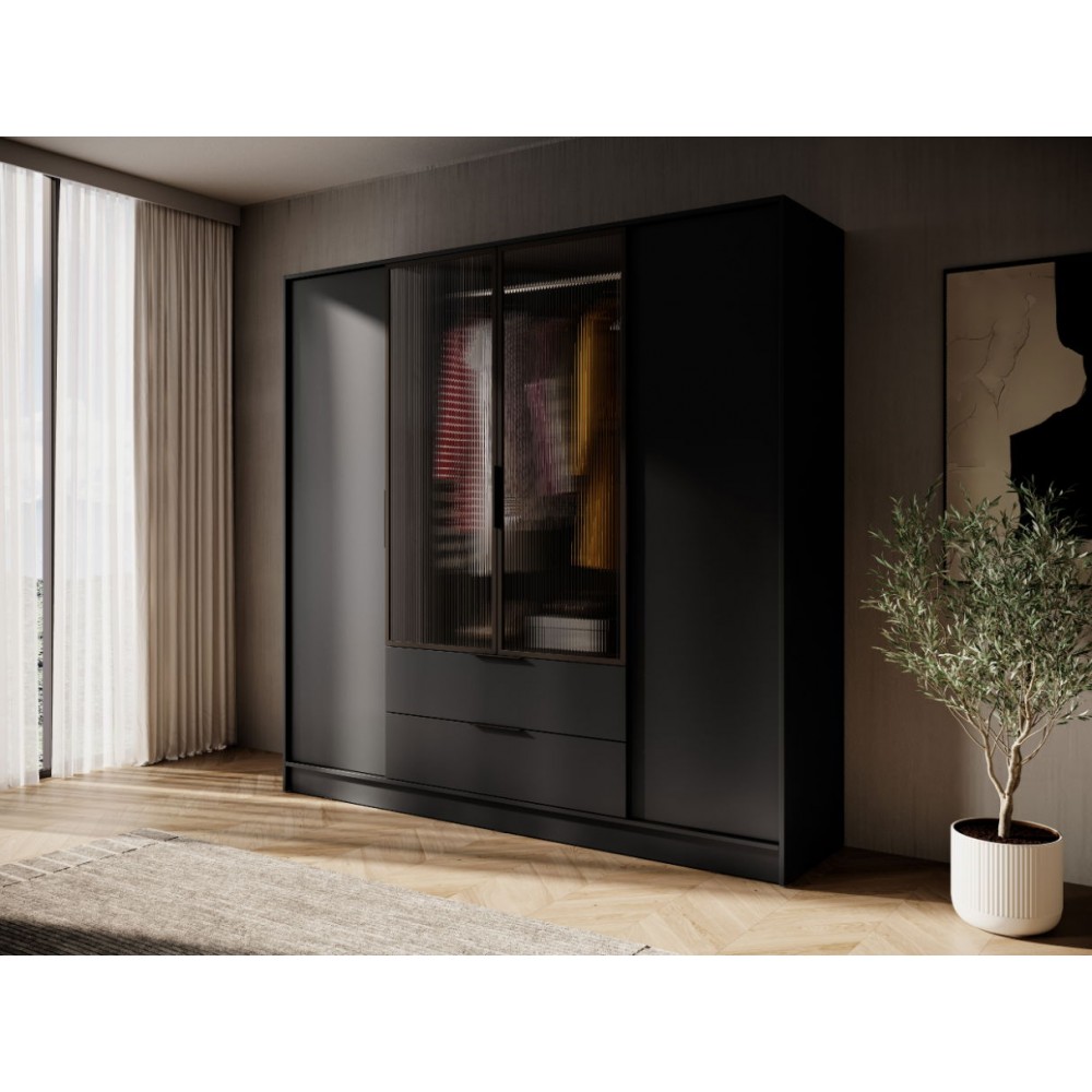 Ντουλάπα Nelly II τετράφυλλη-Mauro