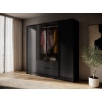 Ντουλάπα Nelly II τετράφυλλη-Mauro