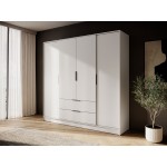 Ντουλάπα Nelly IV τετράφυλλη-Cashmere