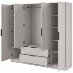 Ντουλάπα Nelly IV τετράφυλλη-Cashmere