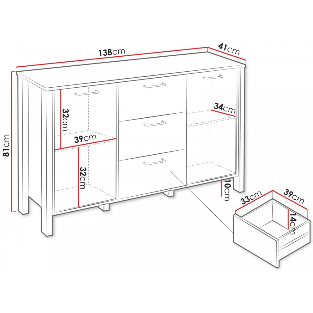 Μπουφές Indygo-Ladi