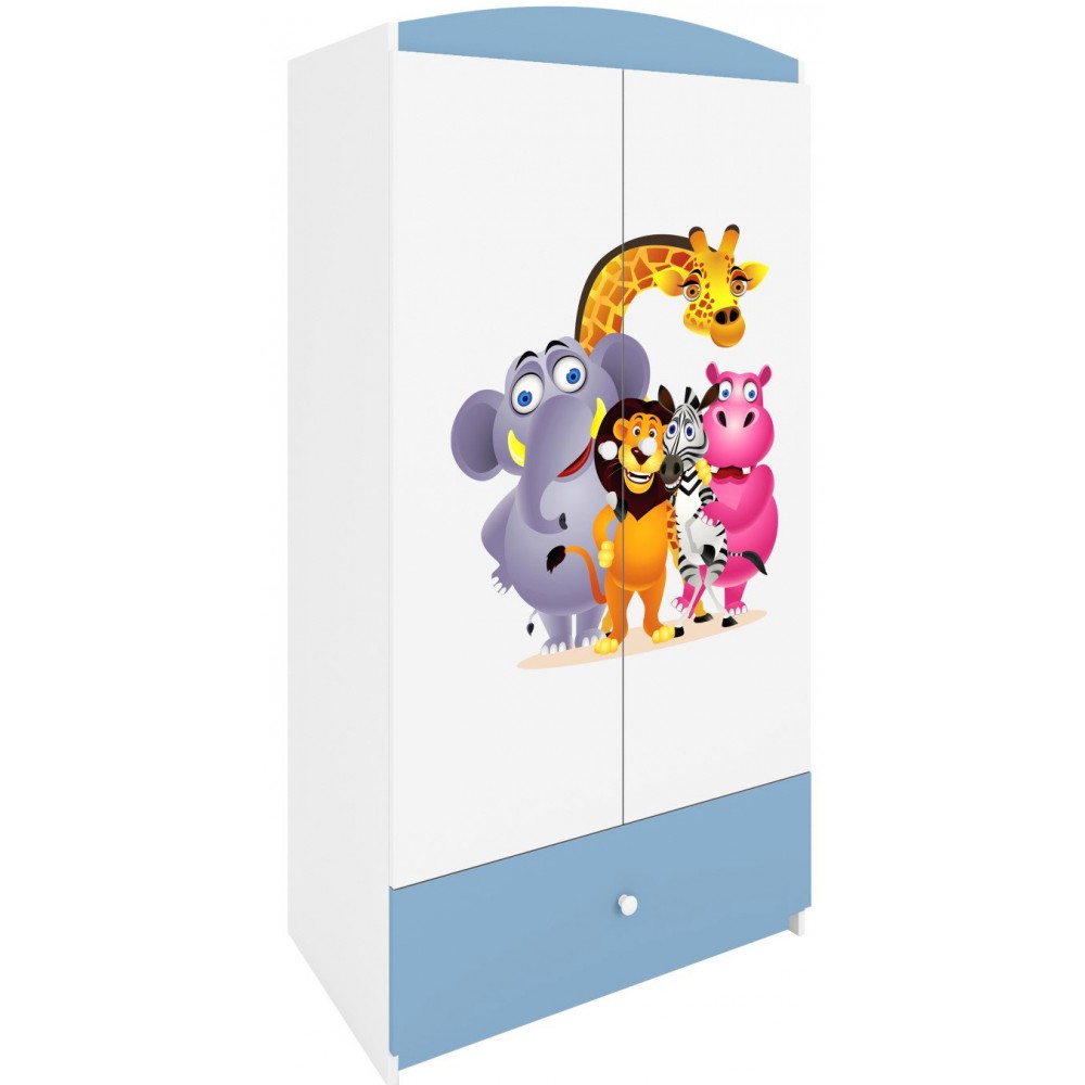 Ντουλάπα Babydreams Cartoon-Mple-Zoo 90x52x181.2