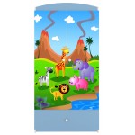 Ντουλάπα Babydreams Cartoon-Mple-Safari 90x52x181.2