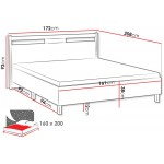 Kρεβάτι Indygo-Ladi-160 x 200