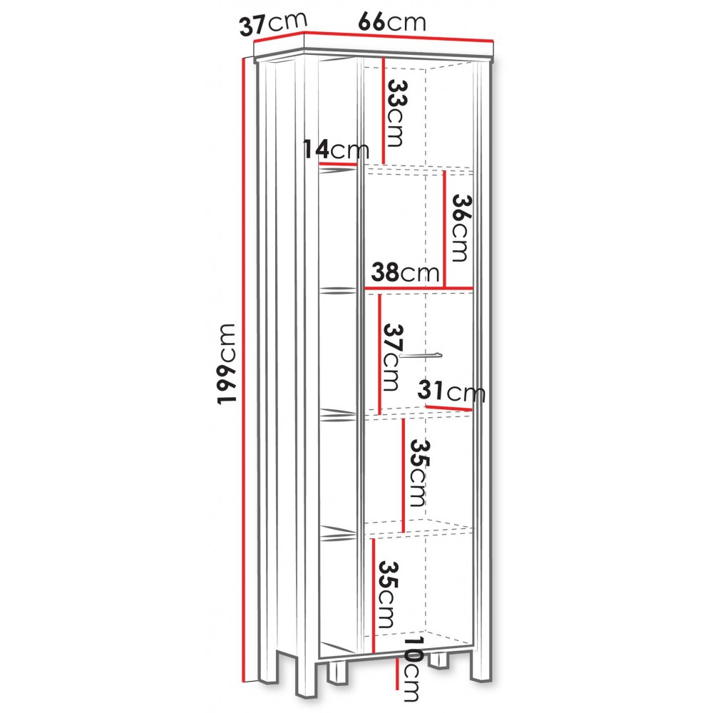 Στήλη Indygo 66x37x199