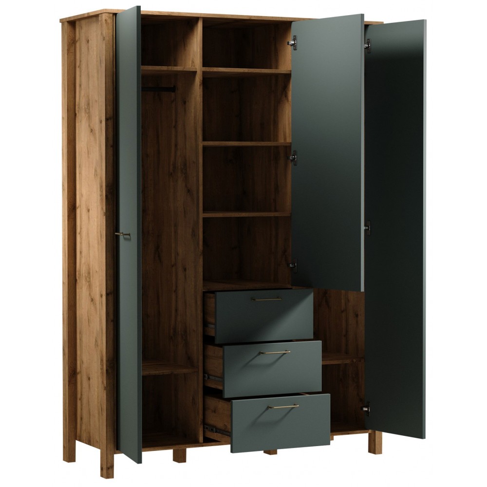 Ντουλάπα Indygo τρίφυλλη-Ladi