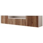 Έπιπλο τηλεόρασης Miram II-Fusiko-Leuko 200x41x40