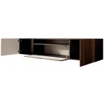 Έπιπλο τηλεόρασης Miram II-Fusiko-Mavro 200x41x40