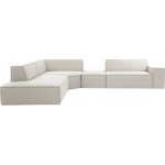 Γωνιακός καναπές Fubu L-Εκρού-Αριστερή