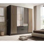 Ντουλάπα Niriam τετράφυλλη-Mauro 200x51x200