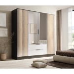 Ντουλάπα Niriam τετράφυλλη 200x51x200