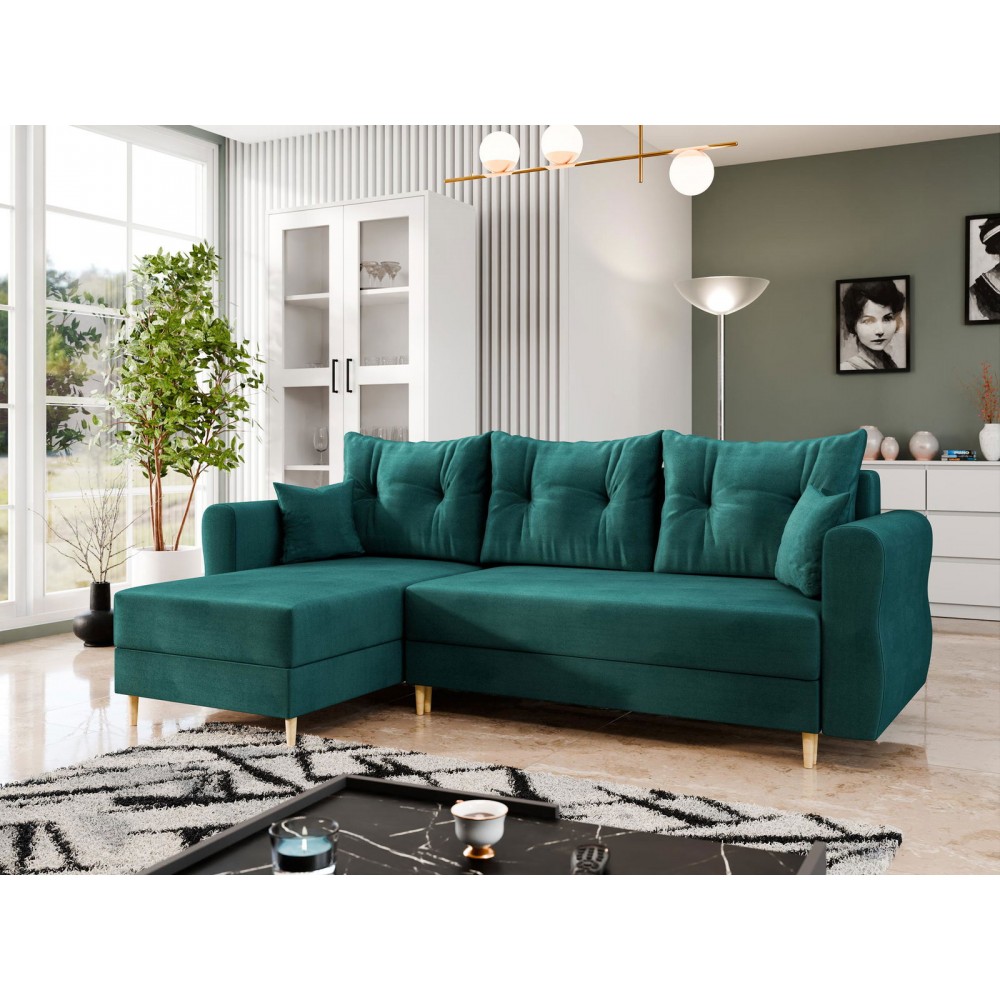 Γωνιακός Καναπές Zako-Prasino