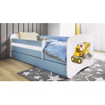 Παιδικό Κρεβάτι Babydreams Cartoon-Mple-180 x 80-Digger 184x90x61