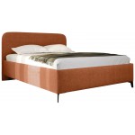 Επενδυμένο κρεβάτι Holly-Portokali-160 x 200