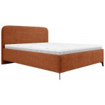 Επενδυμένο κρεβάτι Holly-Portokali-180 x 200