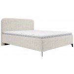 Επενδυμένο κρεβάτι Holly-Leuko-140 x 200