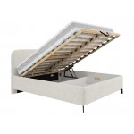 Επενδυμένο κρεβάτι Holly-Leuko-180 x 200