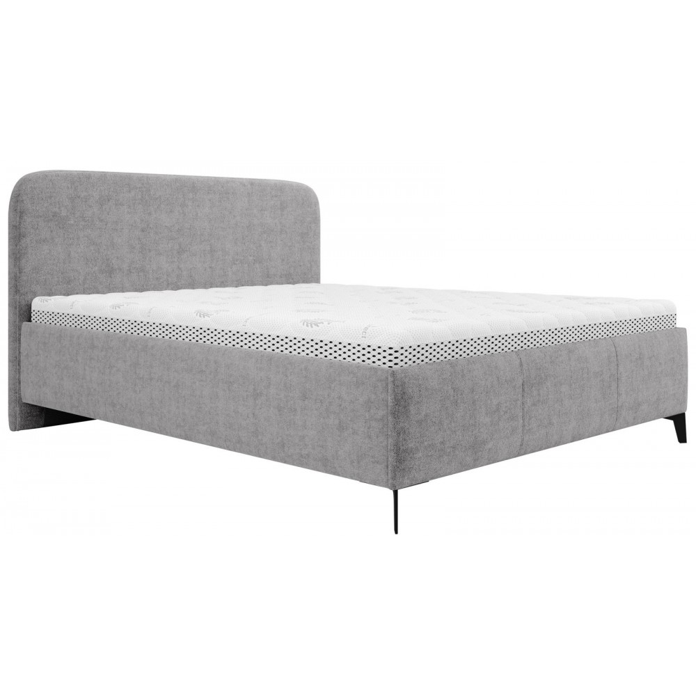 Επενδυμένο κρεβάτι Holly-Gkri Anoixto-140 x 200