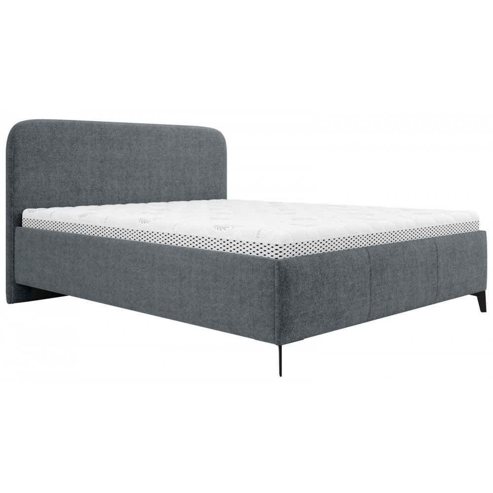 Επενδυμένο κρεβάτι Holly-Gkri Skouro-160 x 200