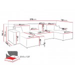 Γωνιακός καναπές Malga Maxy-Mpez