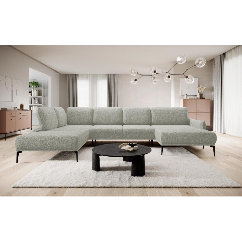 Γωνιακός καναπές Hydra Plus-Ekrou-Αριστερή