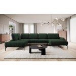 Γωνιακός καναπές Hydra Plus-Prasino-Αριστερή