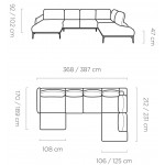 Γωνιακός καναπές Hydra Plus-Prasino-Αριστερή