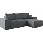 Γωνιακός καναπές Malaga mini I-Gkri Skouro-Δεξιά