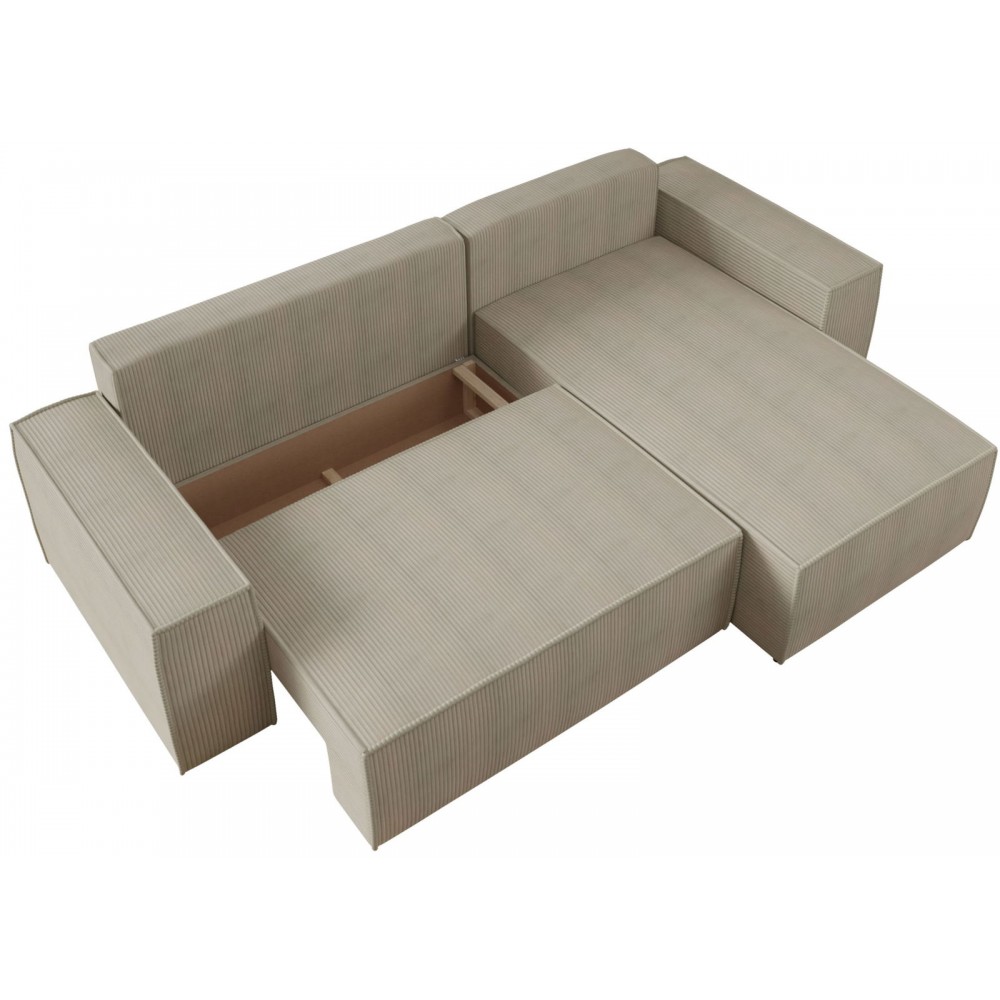 Γωνιακός καναπές Malaga mini I-Gkri Skouro-Δεξιά