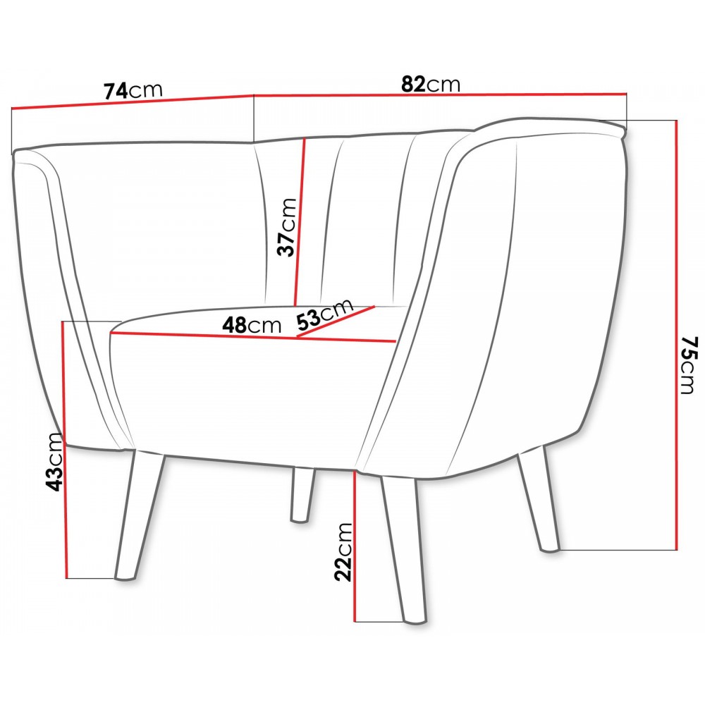 Πολυθρόνα Pas I-Mple Skouro