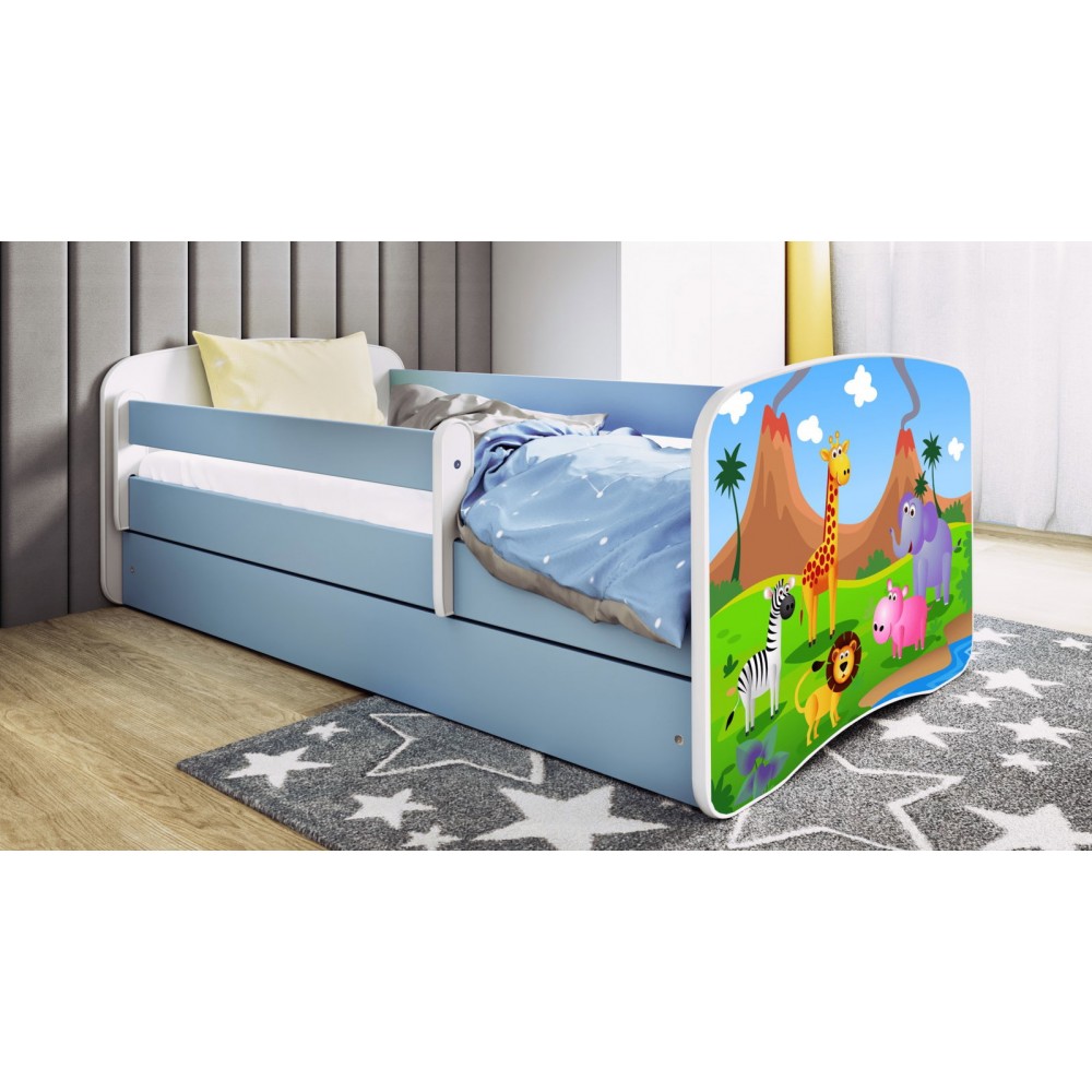 Παιδικό Κρεβάτι Babydreams Cartoon-Mple-160 x 80-Safari 164x90x61