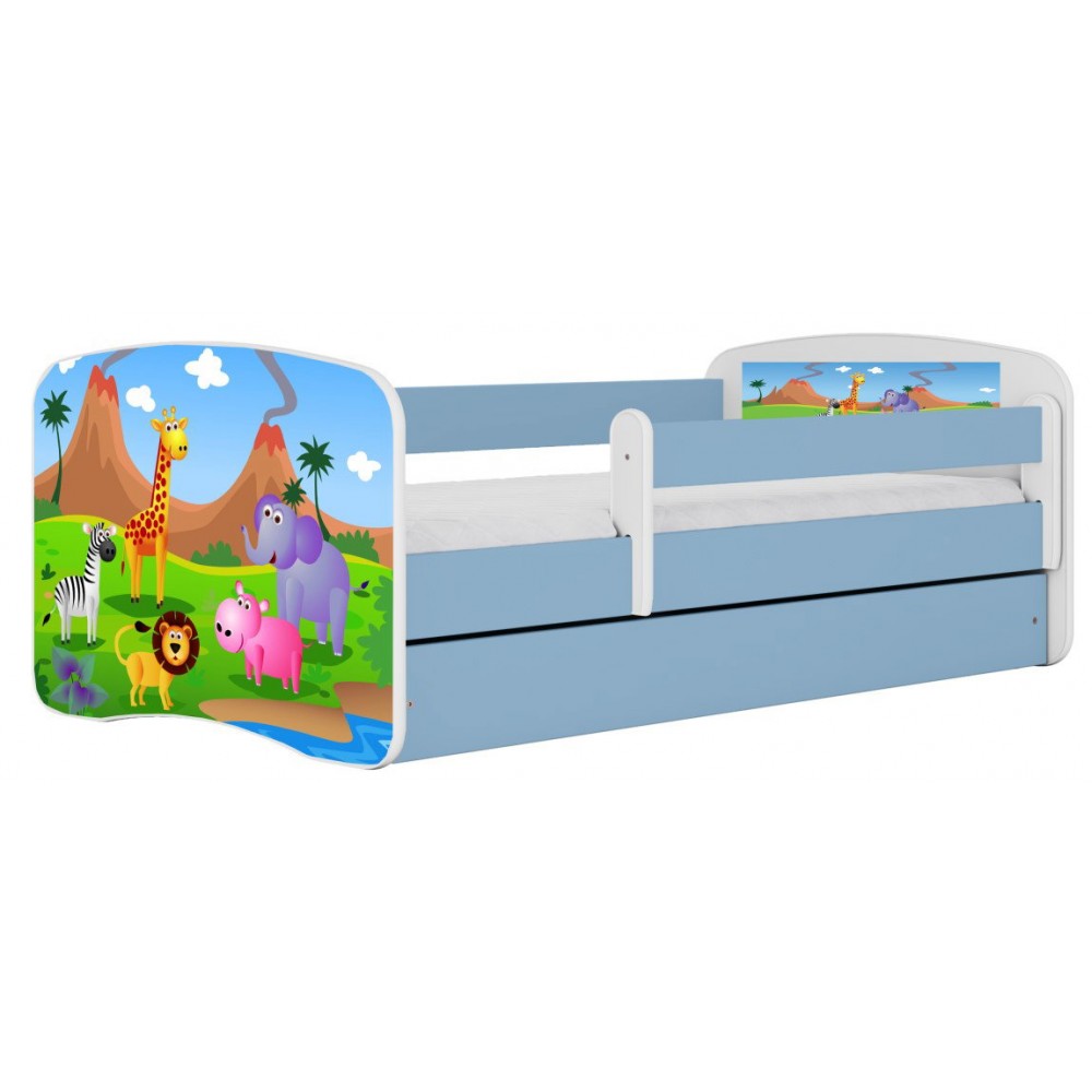 Παιδικό Κρεβάτι Babydreams Cartoon-Mple-160 x 80-Safari 164x90x61