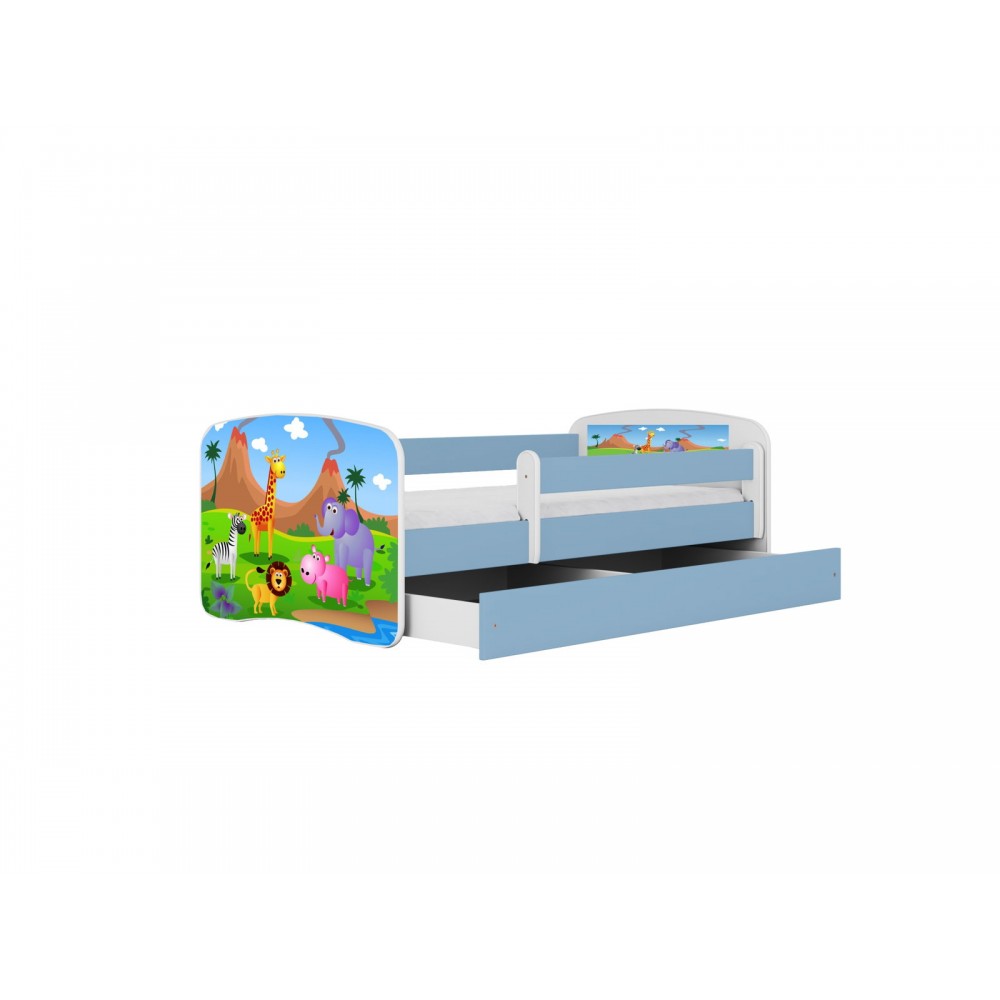 Παιδικό Κρεβάτι Babydreams Cartoon-Mple-160 x 80-Safari 164x90x61