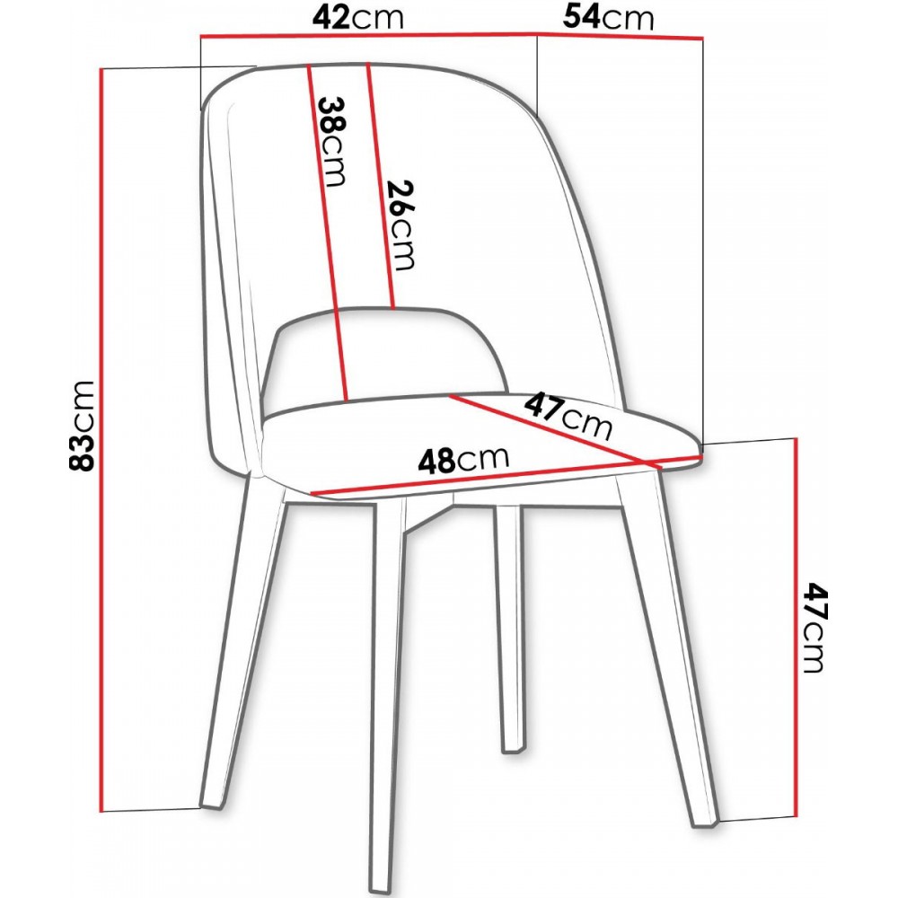 Καρέκλα Monti IV-Prasino