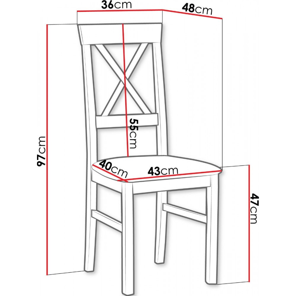 Καρέκλα Nilo-Prasino