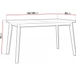 Επεκτεινόμενο τραπέζι Oslo