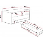 Τραπεζάκι σαλονιού Tireno-Mpez 100x50x40
