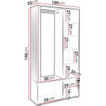 Γκαρνταρόμπα Milo-Cashmere