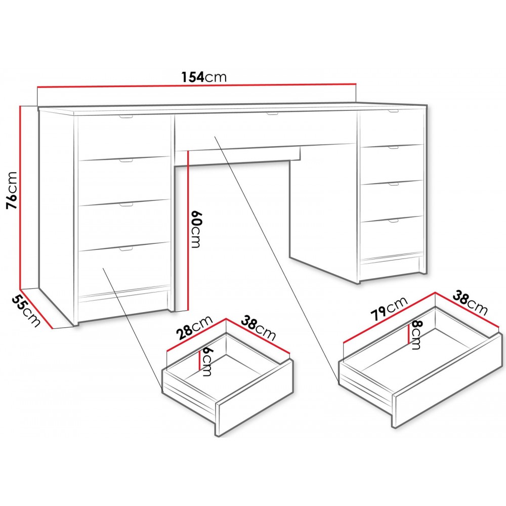 Τουαλέτα Tireno plus-Mpez 154x55x76