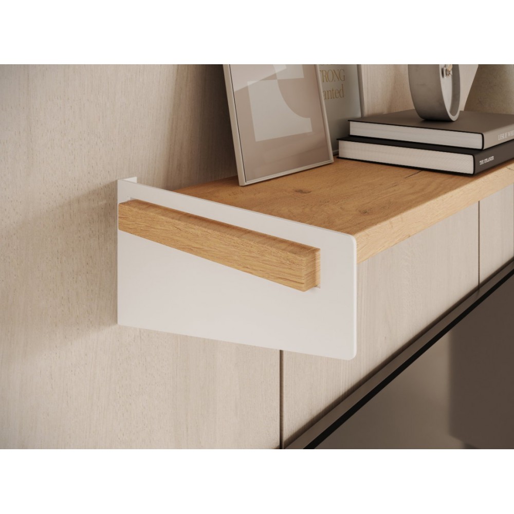 Ράφι Design-Leuko Fusiko 70x18.5x10