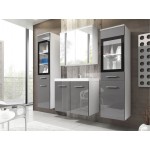 Σετ μπάνιου Madrit II-Leuko-Gkri Skouro Gualistero