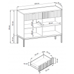 Μπουφές Palermo II-Mpez-Mauro