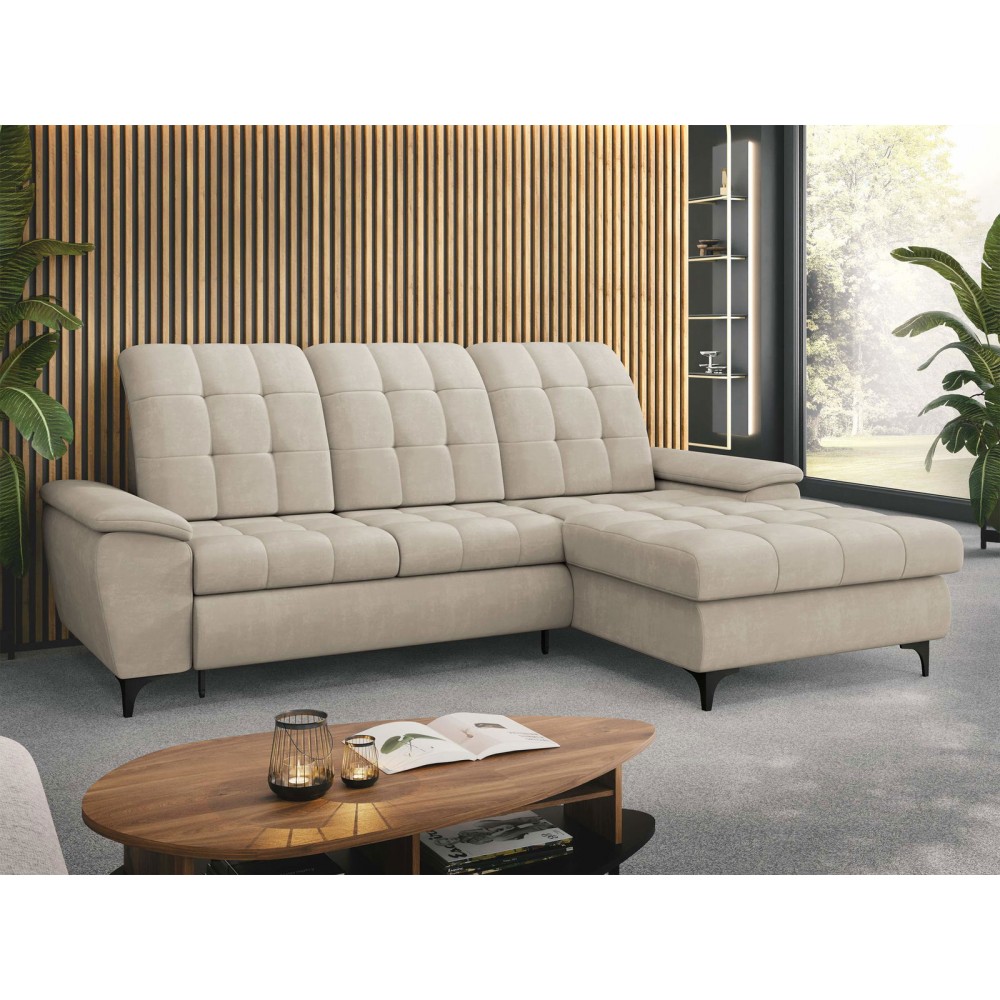 Γωνιακός καναπές Crystal-Mpez-Δεξιά