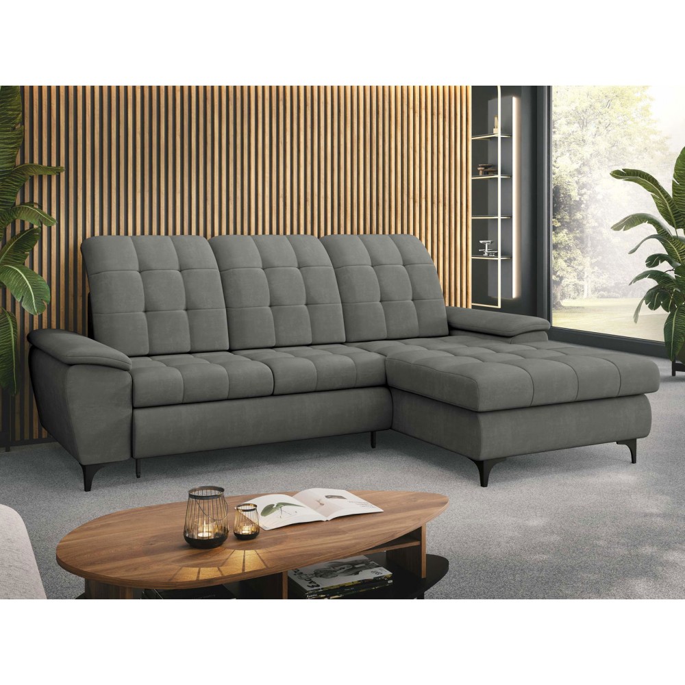 Γωνιακός καναπές Crystal-Anthraki-Δεξιά