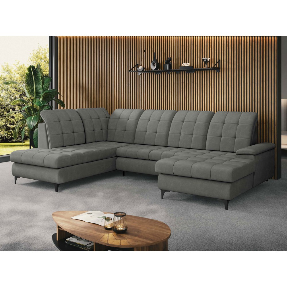 Γωνιακός καναπές Enzo plus-Anthraki-Αριστερή