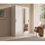 Ντουλάπα Reflecta 120 συρόμενη-Leuko 120x60x205