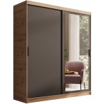 Ντουλάπα Reflecta 180 συρόμενη-Artisan-Mauro 180x60x205